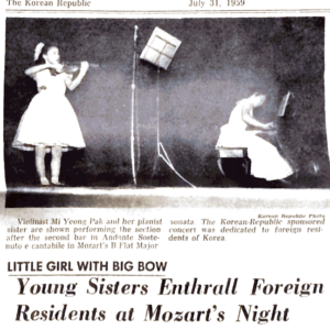 Sisters play Mozart